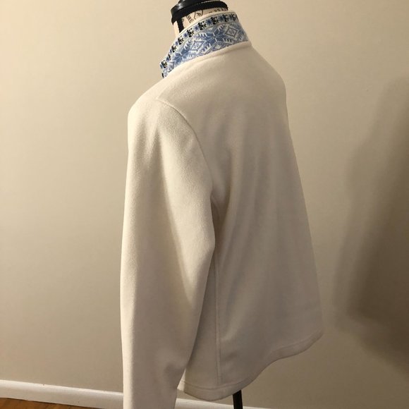 LL Bean Women’s Fleece Zip Up Fleece Jacket Size M Pre-Owned. - Picture 5 of 16